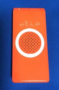 NTT docomo FOMA F801i Orange mock-up Sato possible . peace design speaker Kids cellular phone 