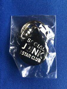 THE STARCLUB SOCIAL JUNK缶バッジ型キーホルダー　未使用品　スタークラブ ストラマーズ　ラフィンノーズ エスエー