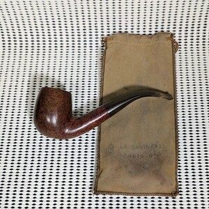 当時物 希少レア サビネリパイプ LA SAVINELLI PUNTO ORO 601 ITALY サビネリ プントオーロ 601 イタリア製 パイプタバコ 喫煙具 保存袋付