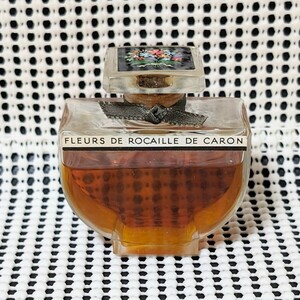 当時物 廃盤品 希少レア キャロン CARON FLEURS DE ROCAILLE キャロン フルール ド ロカイユ パルファム ボトル 30ml 残量約6〜7割 現状品