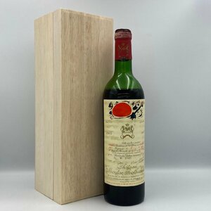 ST【同梱不可】シャトー・ムートン・ロートシルト 1969 750ml 12.5% 箱有 液漏れ注意 未開栓 古酒 Z035576