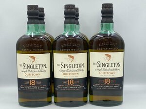 ST【同梱不可】限定特価！シングルトン オブ ダフタウン 18年 6本セット 700ml 40% 古酒 木箱 未開栓 Z037464