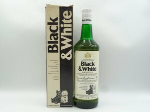 BLACK & WHITE ブラック ＆ ホワイト スコッチ ウイスキー 特級 760ml 43% 未開封 古酒 X253438