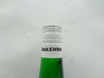 BLACK & WHITE ブラック ＆ ホワイト スコッチ ウイスキー 特級 760ml 43% 未開封 古酒 X253438_画像8