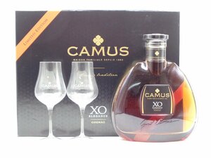 CAMUS XO ELEGANCE カミュ エレガンス コニャック ブランデー 箱入 グラス付 未開封 700ml 古酒 X253468