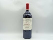 【1円】～ Le Marquis de Calon Segur 2020 マルキ ド カロン セギュール セカンド 赤ワイン 750ml 12.5% 未開封 古酒 X252319_画像1