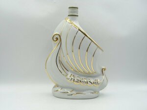LARSEN VIKING SHIP ラーセン バイキングシップ ホワイト 白 陶器ボトル コニャック ブランデー 古酒 Z36919