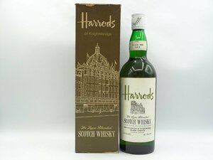 Harrods DE LUXE ハロッズ デラックス ブレンデッド スコッチ ウイスキー 特級 箱入 未開栓 古酒 760ml 43% X253437