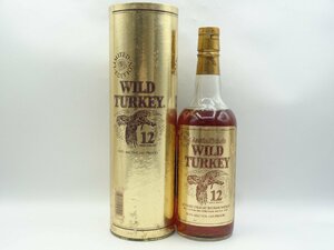 WILD TURKEY 12年 ワイルド ターキー リミテッド エディション ゴールド バーボン ウイスキー 750m 50,5％ 箱入 未開封 古酒 X252904