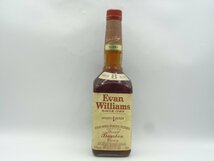 Evan Williams 8年 エヴァン ウィリアムズ ケンタッキー ストレート バーボン ウイスキー 未開封 古酒 750ml 43% Q7098_画像1