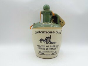 【1円】～ TULLAMORE DEW タラモア デュー アイリッシュウイスキー 陶器 750ml 43％ 未開栓 古酒 ※液漏れ有 Q7609