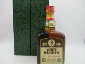 WHITE HEATHER DELUXE 8年 ホワイト ヘザー デラックス スコッチ ウイスキー 特級 箱入 750ml 43% 未開封 古酒 Ⅹ253850