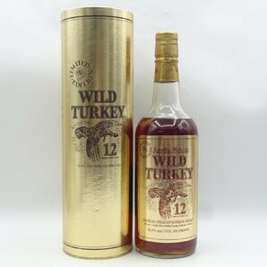 WILD TURKEY 12年 ワイルド ターキー リミテッド エディション ゴールド バーボン ウイスキー 750m 50,5％ 箱入 未開封 古酒 Q8157の画像1