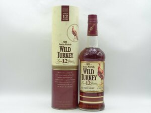 WILD TURKEY 12年 ワイルドターキー ビヨンド デュプリケーション バーボン レッド 赤キャップ 700ml 50,5% 箱入 未開封 古酒 P27929