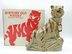 SUNTORY OLD WHSKY サントリー オールド ウイスキー 干支ボトル 陶器 寅歳 とら 特級 700ml 43% 箱入 未開栓 古酒 T56224