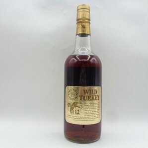 WILD TURKEY 12年 ワイルド ターキー リミテッド エディション ゴールド バーボン ウイスキー 750m 50,5％ 箱入 未開封 古酒 Q8157の画像4