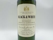 BLACK & WHITE ブラック ＆ ホワイト スコッチ ウイスキー 760ml 43% 未開封 古酒 旧ボトル C108782_画像5