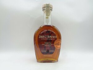 JOHN J.BOWMAN ジョン Ｊ ボウマン シングルバレル ヴァージニア バーボンウイスキー 750ml 50% 未開封 古酒 X255638