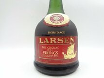 【1円】～ LARSEN HORS D'AGE GOLDEN VIKING ラーセン オルダージュ ゴールデン バイキング ブランデー 未開封 古酒 ※コルク折れ X256767_画像5