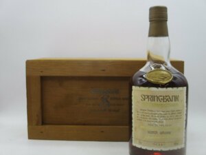 SPRINGBANK スプリングバンク 10年 キャンベルタウン シングル モルト スコッチ ウイスキー 木箱入 未開封 古酒 750ml 46% X256956