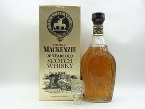 【1円】～ THE REAL MACKENZIE 20年 ザ リアル マッケンジー スコッチ ウイスキー 箱入 未開封 古酒 ※ラベル無し X257368