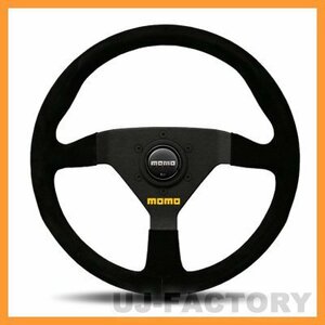 [ regular goods!]MOMO steering gear MOD.78( model 78) 32φ* black suede / black spoke [M-46]