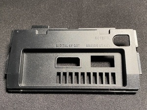 Nintendo GAMECUBE DOL-001 ゲームキューブ 背面カバー (黒) [G120]