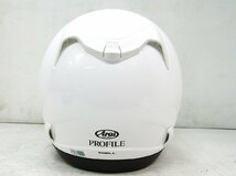 中古現状 アライ ★ サイズ M 58-57cm プロファイル フルフェイスヘルメット ホワイト 2007年製_画像4