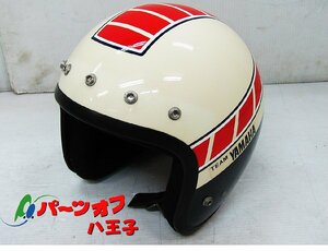 希少? 中古現状 ヤマハ ★ サイズ L 59-60cm ジェットヘルメット YC1500L 当時物 ワイズギア YAMAHA