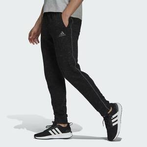 アディダス サイズ O XL ブラック メランジ adidas メンズ エッセンシャルズ パンツ 裏毛 スウェット ロングパンツ スエット 黒 GK8974