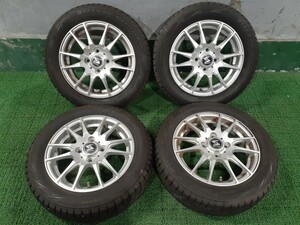 ストラテジーホイール!! 14x4.5J +45 冬タイヤ付き 155/65 4本セット 中古 売切!!