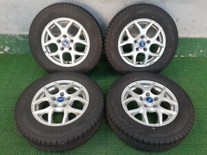 パジェロミニ等 BS NR979 15×5 175/80R15 バリ溝 ヨコハマ アイスガード G075 冬 4本 売切!!