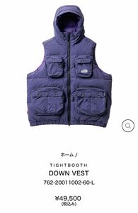 TIGHTBOOTH DOWN VEST