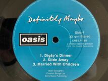 【UKオリジナル】Oasis / Definitely Maybe Creation Records CRE LP 169 DAMONT ファーストプレス オアシス レコード_画像10