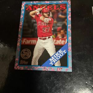 TOPPS JAPAN EDITION BASEBALL mlb mike Trout マイク・トラウト桜インサート