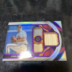 Topps 2023 グレッグ・マダックス バットカード 50枚限定RELIC Triple