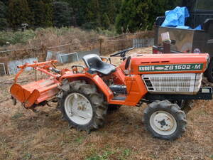 KUBOTA　トラクター　ZB1502-M 実働車　812h　