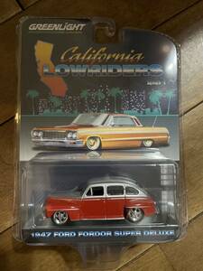 1947 FORD FORDOR SUPER DELUXE グリーンライト GREENLIGHT LOWRIDERS ローライダー California カリフォルニア フォード デラックス