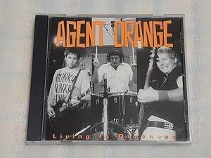 AGENT ORANGE/LIVING IN DARKNESS 輸入盤CD 80s US SURF PUNK 81年作 +ボーナス BLOODSTAINS 