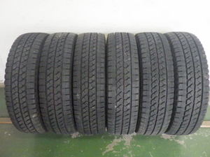 215/70R17.5 118/116L ブリヂストン BLIZZAK W979 中古 9分山 6本セット スタッドレスタイヤ 2021年製【店頭受け取り可】