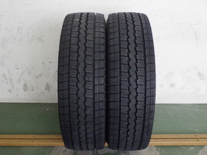 205/70R16 111/109L ダンロップ LT03 中古 8分山 2本セット スタッドレスタイヤ 2017年製 L17138