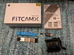 0601u1044　FiTCAMX Dash Camドライブレコーダー 4K ULTRA HD モデル/HD2　※同梱不可