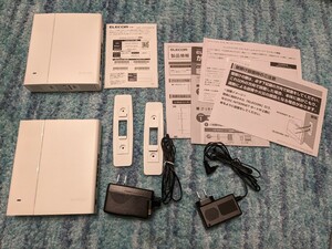 0601u1749　エレコム メッシュ WiFiルーター 無線LAN 親機 WMC-C2533GST-W +中継器 WMC-S1267GS2-W セット　※同梱不可