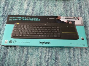 0601u2307　ロジクール ワイヤレスキーボード タッチ キーボード K400pBK　※同梱不可