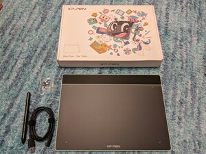 0601u2333　XP-PEN Deco Fun L ドローイングタブレットアートタブレット(グリーン)　※同梱不可