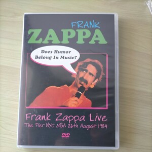 DVD フランクザッパ FRANK ZAPPA (& THE MOTHERS OF INVENTION) DOES HUMOR BELONG IN MUSIC?