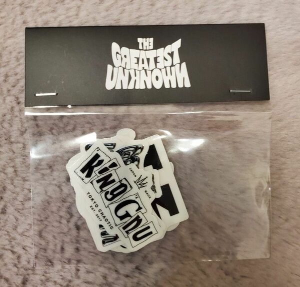 King Gnu GREATEST UNKNOWN MIXED LOGO STICKER PACK ステッカー