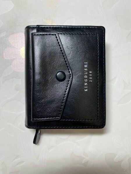 メンズ財布 折り財布　PU材質 小銭入れ かっこいい財布
