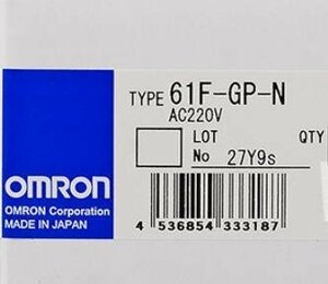 新品 OMRON オムロン 61F-GP-N フロートなしスイッチ 保証