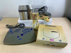 ◆FL79 SEGA セガサターン ゲーム まとめ　ソフト、本体、コントローラー 等　ゲーム　動作未確認◆T